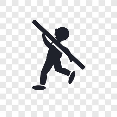 Saydam arka plan üzerinde atış Pu izole gülle atma vektör simgesi