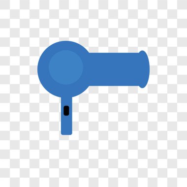 Saydam arka plan üzerinde saç stili logo tasarımı izole saç stil vektör simgesi