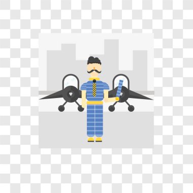 Saydam arka plan üzerinde Havaalanı izole Havaalanı vektör simgesi 