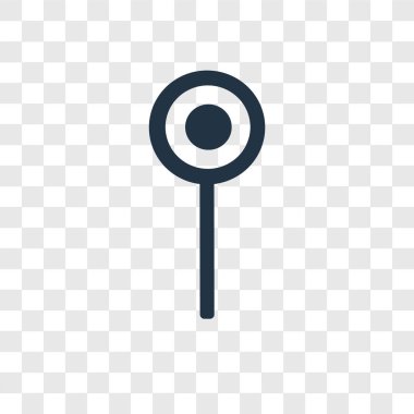 Saydam arka plan üzerinde arama logo tasarımı izole arama vektör simgesi