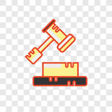 Saydam arka plan üzerinde kararname lo izole kararname vektör simgesi