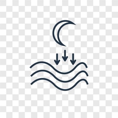 Saydam arka plan üzerinde şemsiye logo tasarımı izole şemsiye vektör simgesi