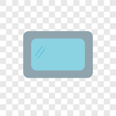 Saydam arka plan üzerinde hijyenik logo tasarımı izole hijyenik vektör simgesi