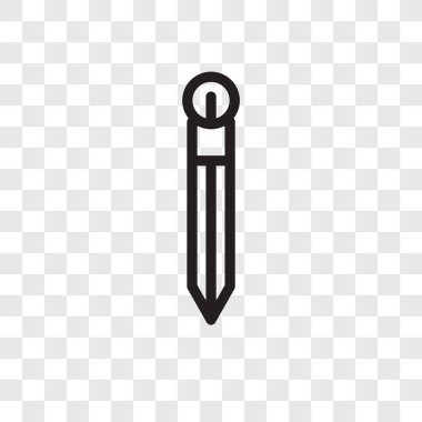 Saydam arka plan üzerinde pusula logo tasarımı izole pusula vektör simgesi