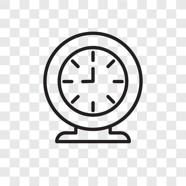 Vektorové ikony času izolované na průhledné pozadí, design loga čas — Stockový vektor