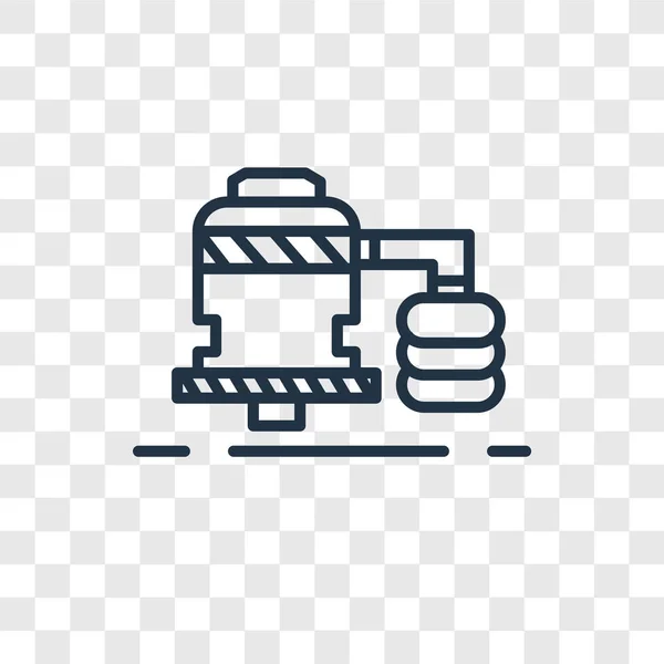 Pumpe Vektor-Symbol isoliert auf transparentem Hintergrund, Pumpe Logo-Design — Stockvektor