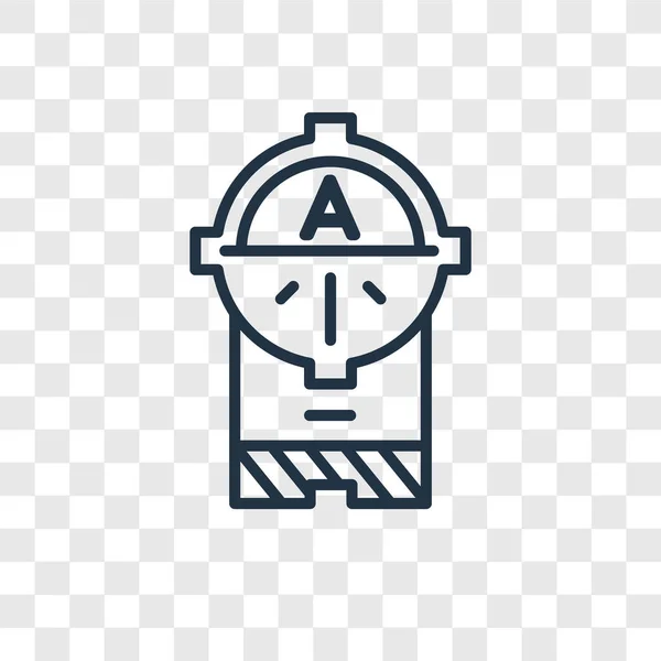Амперметр векторный значок изолирован на прозрачном фоне, дизайн логотипа Амперметра — стоковый вектор