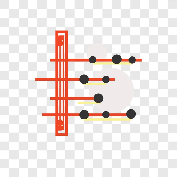 Liniengrafik-Vektorsymbol isoliert auf transparentem Hintergrund, lin — Stockvektor