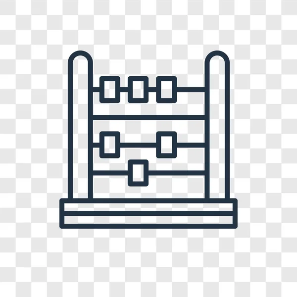 Значок вектора Abacus изолирован на прозрачном фоне, дизайн логотипа Abacus — стоковый вектор