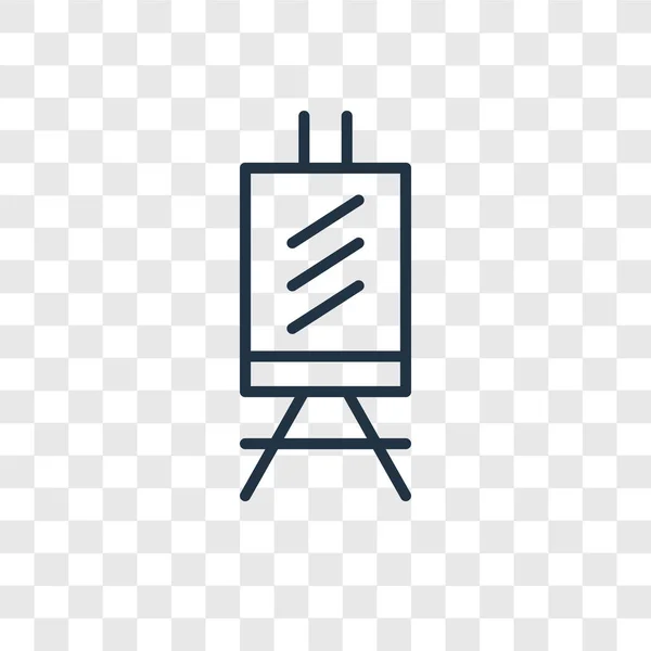 キャンバス ベクトルのアイコンが透明な背景、キャンバス ロゴ デザインの分離 — ストックベクタ