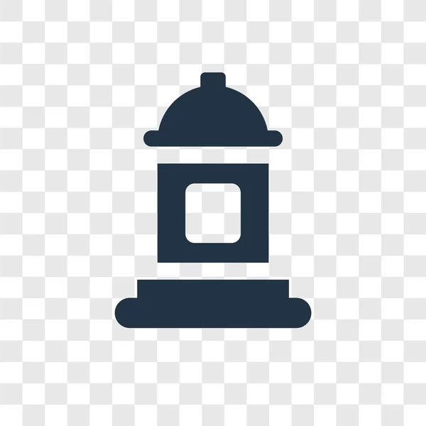 Feuerhydrant Vektor-Symbol isoliert auf transparentem Hintergrund, Feuerhydrant Logo-Design — Stockvektor