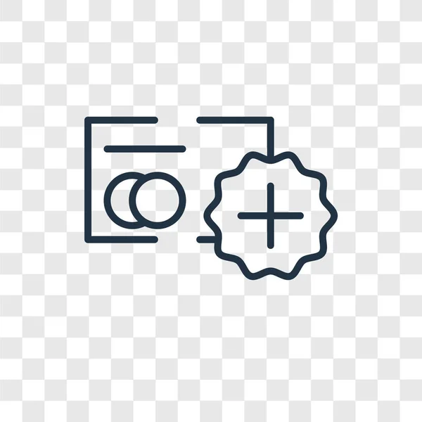 Icône vectorielle de carte isolée sur fond transparent, Conception de logo de carte — Image vectorielle