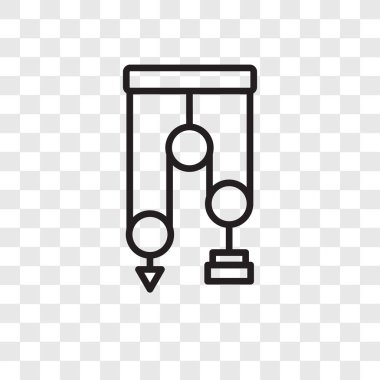 Saydam arka plan üzerinde mekanik logo tasarımı izole mekanik vektör simgesi