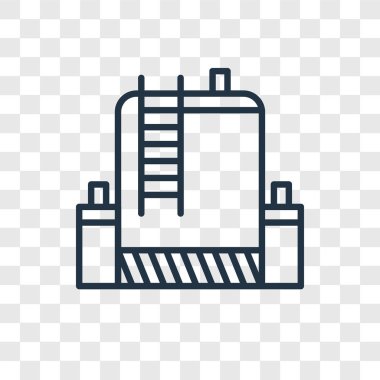 Saydam arka plan üzerinde Tank logo tasarımı izole tank vektör simgesi