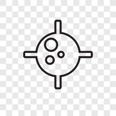 Saydam arka plan üzerinde organizma logo tasarımı izole organizma vektör simgesi