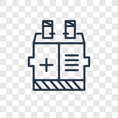 Vektör simgesi üzerinde şeffaf arka plan izole soğutma, soğutma logo tasarım