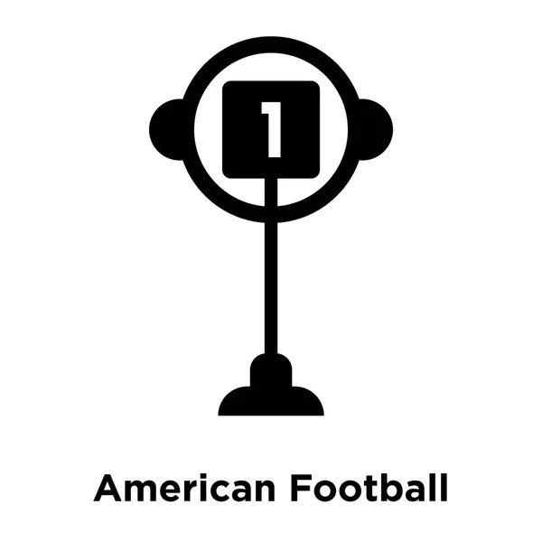 American Football Mark Vector Icono Aislado Sobre Fondo Blanco Concepto — Archivo Imágenes Vectoriales