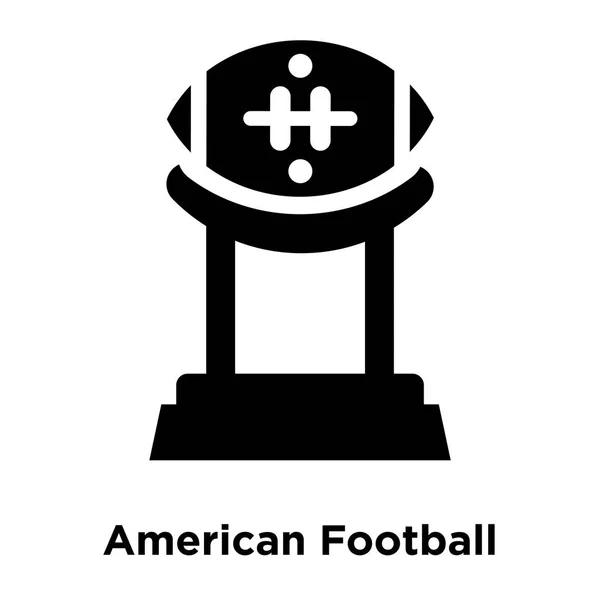 American Football Tee Vector Icono Aislado Sobre Fondo Blanco Concepto — Vector de stock