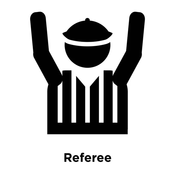 Referee Icon Vector Isolated White Background Logo Concept Referee Sign — Stock Vector