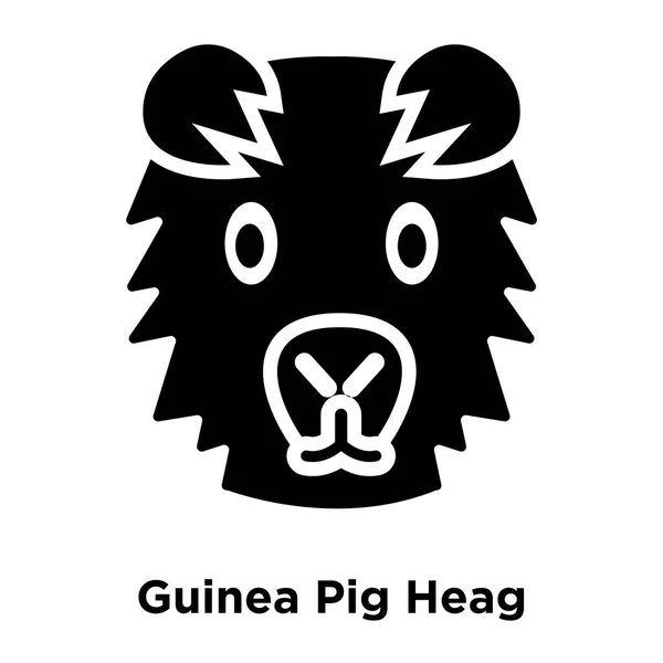 Meerschweinchen Heag Symbol Vektor Isoliert Auf Weißem Hintergrund Logo Konzept — Stockvektor