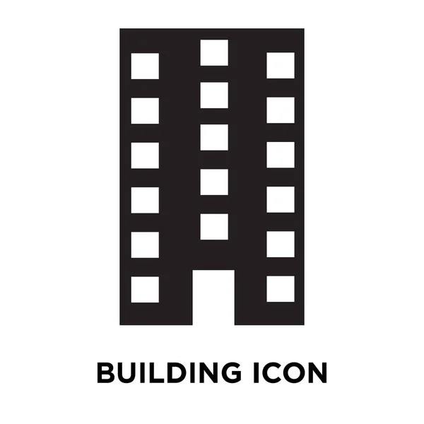 Vecteur Icône Bâtiment Isolé Sur Fond Blanc Concept Logo Signe — Image vectorielle