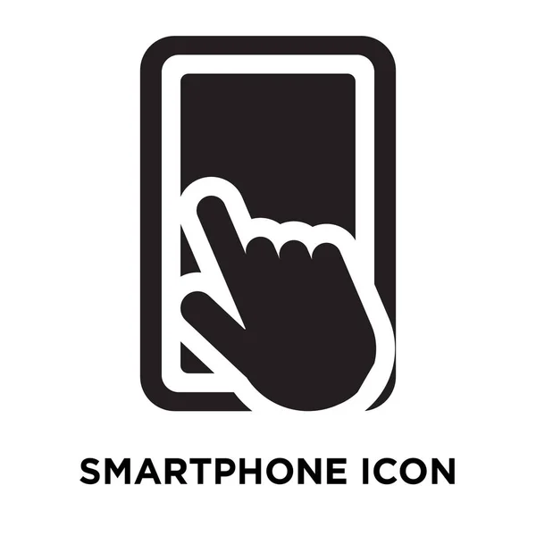 Smartphone Icono Vector Aislado Sobre Fondo Blanco Concepto Logotipo Smartphone — Archivo Imágenes Vectoriales