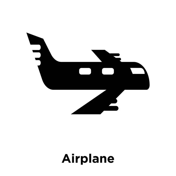 Vetor Ícone Avião Isolado Fundo Branco Conceito Logotipo Sinal Avião —  Vetores de Stock