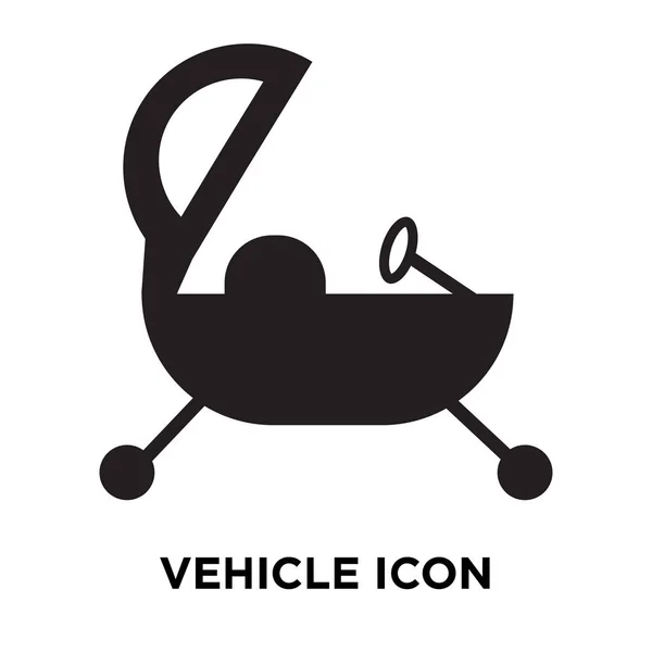 Vektorové Ikony Vozidla Izolované Bílém Pozadí Logo Koncepci Vozidla Nápis — Stockový vektor