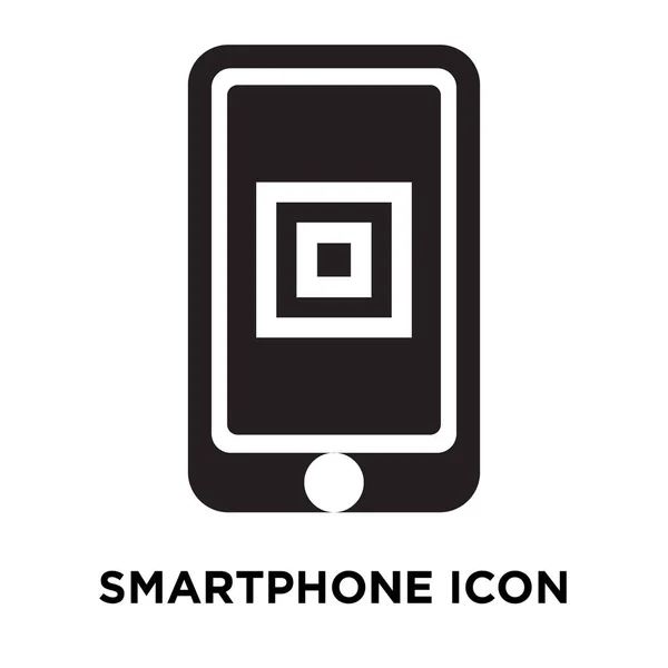 Smartphone Icono Vector Aislado Sobre Fondo Blanco Concepto Logotipo Smartphone — Archivo Imágenes Vectoriales