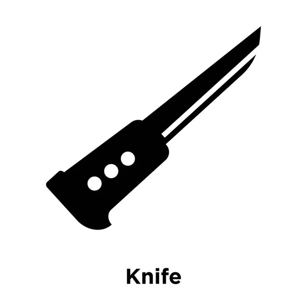 Διάνυσμα Εικονίδιο Μαχαίρι Που Απομονώνονται Λευκό Φόντο Λογότυπο Έννοια Του — Διανυσματικό Αρχείο