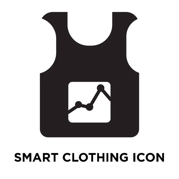 Beyaz Arka Plan Logo Şeffaf Arka Plan Akıllı Giyim Işareti — Stok Vektör