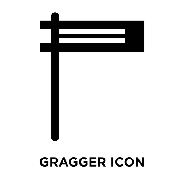 Vetor Ícone Gragger Isolado Fundo Branco Conceito Logotipo Sinal Gragger — Vetor de Stock