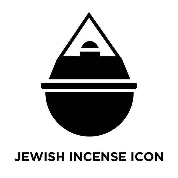 Вектор Иконки Ладан Выделенный Белом Фоне Концепция Логотипа Еврейского Знака — стоковый вектор
