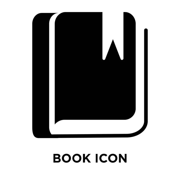 Διάνυσμα Εικονίδιο Βιβλίο Που Απομονώνονται Λευκό Φόντο Λογότυπο Έννοια Του — Διανυσματικό Αρχείο