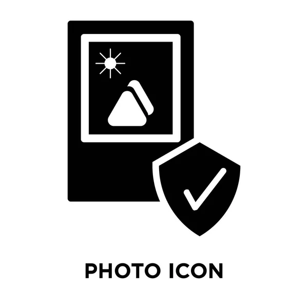 Foto Pictogram Vector Geïsoleerd Een Witte Achtergrond Logo Concept Van — Stockvector