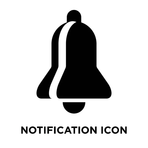 Icono Notificación Vector Aislado Sobre Fondo Blanco Concepto Logotipo Signo — Vector de stock