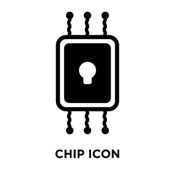 Chip Ikon Vektoros Elszigetelt Fehér Background Logo Fogalom Chip Jel — Stock Vector