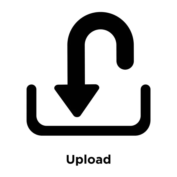 Upload Icon Vektor Isoliert Auf Weißem Hintergrund Logo Konzept Des — Stockvektor