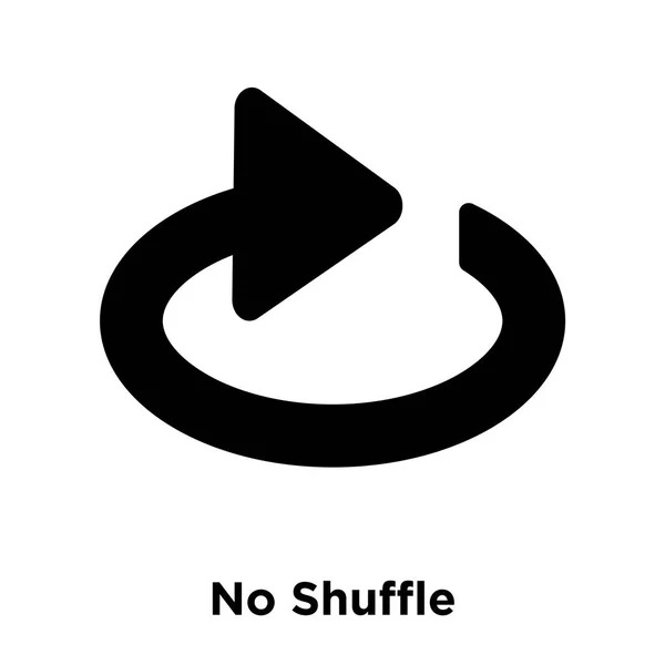 Shuffle Vector Icono Aislado Sobre Fondo Blanco Concepto Logotipo Shuffle — Vector de stock