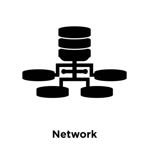 Δίκτυο Εικονίδιο Διάνυσμα Που Απομονώνονται Λευκό Φόντο Λογότυπο Έννοια Της — Διανυσματικό Αρχείο