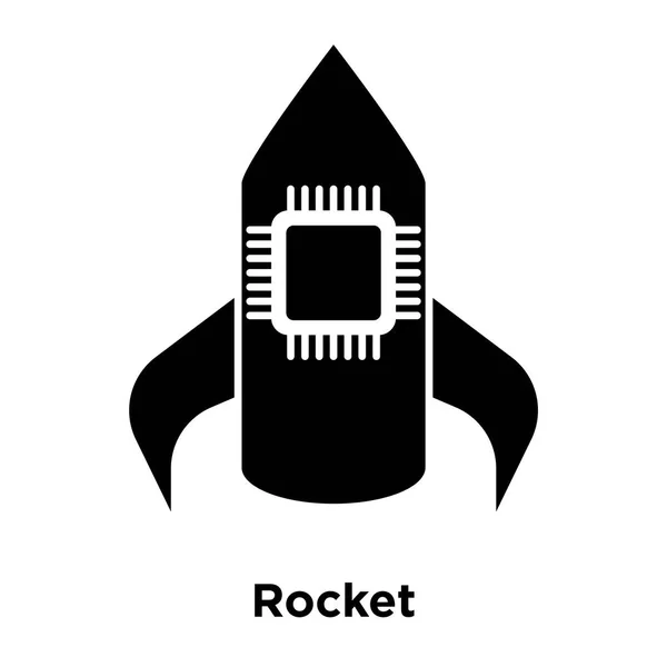 Rakéta Ikon Vektoros Elszigetelt Fehér Background Logo Fogalom Rakéta Jel — Stock Vector