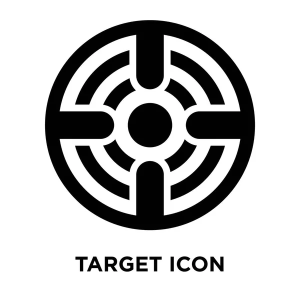 Icono Destino Vector Aislado Sobre Fondo Blanco Concepto Logotipo Target — Vector de stock