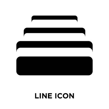 Beyaz arka plan, logo şeffaf arka plan, çizgi işareti kavramı üzerinde izole satır simge vektör siyah sembol dolu