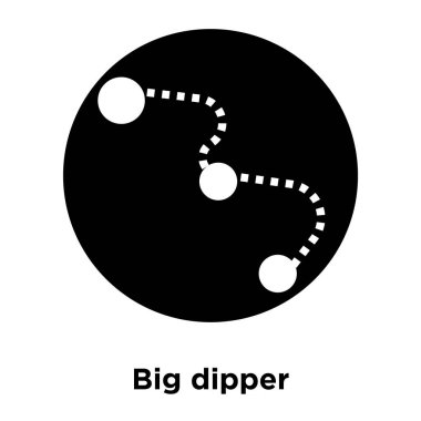 Büyükayı simge vektör, beyaz arka plan üzerinde izole büyük ayı kavramı logo oturum şeffaf arka plan, dolgulu siyah sembolü