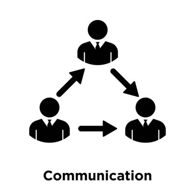 Beyaz arka plan, logo şeffaf arka plan, iletişim işareti kavramı üzerinde izole iletişim simge vektör siyah sembol dolu