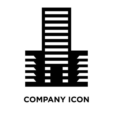 Beyaz arka plan, logo şeffaf arka plan, şirket işareti kavramı üzerinde izole şirket simge vektör siyah sembol dolu