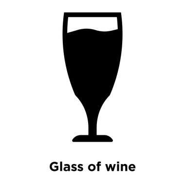 Beyaz arka plan, logo şeffaf arka plan, şarap tabelada bardak kavramı üzerinde izole şarap simge vektör bardak siyah sembol dolu