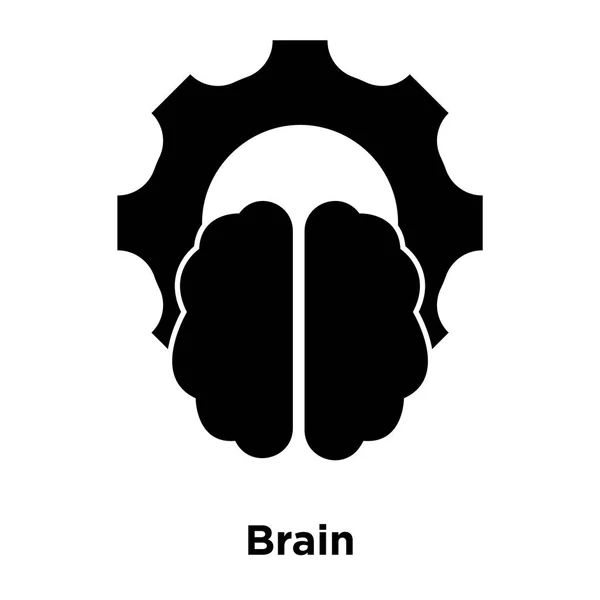 Hersenen Pictogram Vector Geïsoleerd Een Witte Achtergrond Logo Concept Van — Stockvector