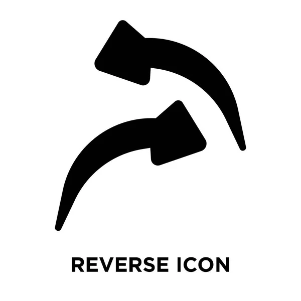 Vector Icono Inverso Aislado Sobre Fondo Blanco Concepto Logotipo Signo — Vector de stock