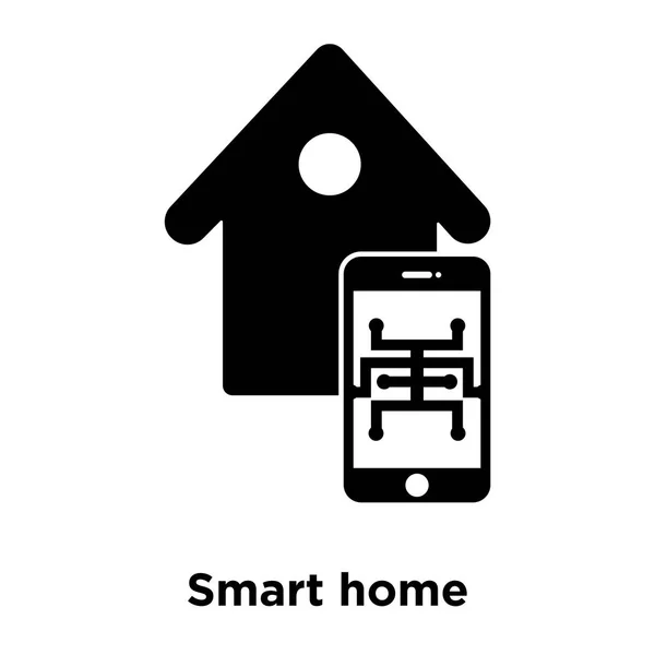 Smart Home Icon Vector Isolato Sfondo Bianco Logo Concetto Smart — Vettoriale Stock